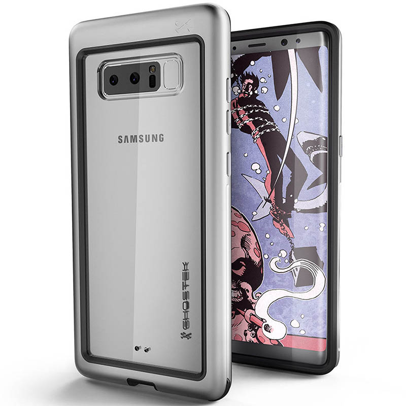 mobiletch-Ghostek-Atomic-Slim-Rugged-Heavy-Duty-Case-for-Samsung-Galaxy-Note-8-sILVER